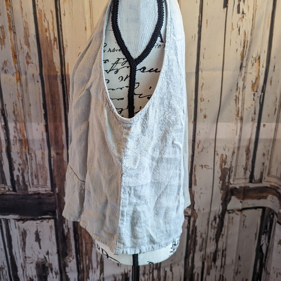 Vintage linen Via Vai By Pollero top - Picture 4 of 11